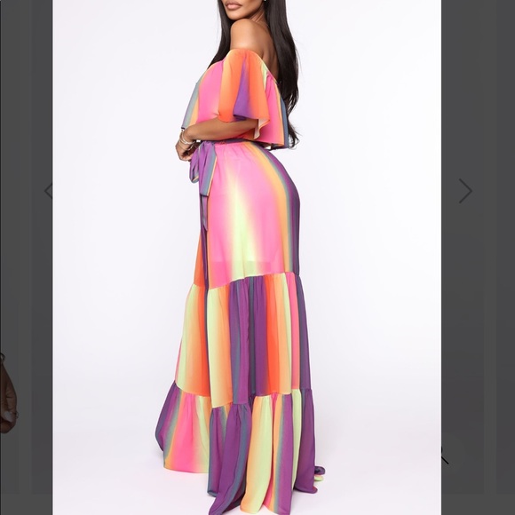 NWT fashion nova pride and joy maxi dress size s - Picture 3 of 7